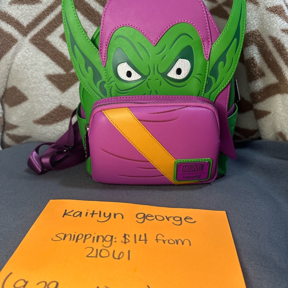 Green Goblin Mini Loungefly Backpack